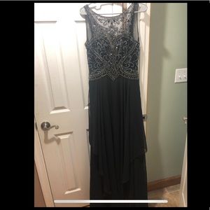 Long black dress size 2